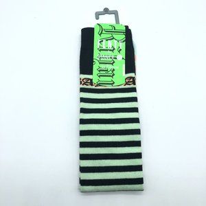 Fenty for Stance by Rihanna Socks Candy Bars Tall Boot Striped Green Black OS